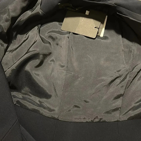 Marina Rinaldi Marin Cannes Blazer Jacket Navy/White Size 16 New - Picture 14 of 16